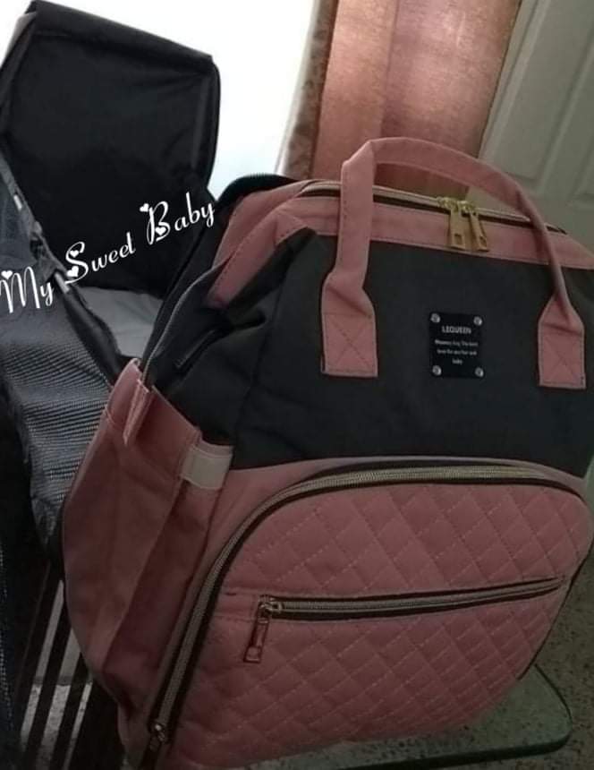 Baby Bed Backpack (Bulto de pañales cama plegable)