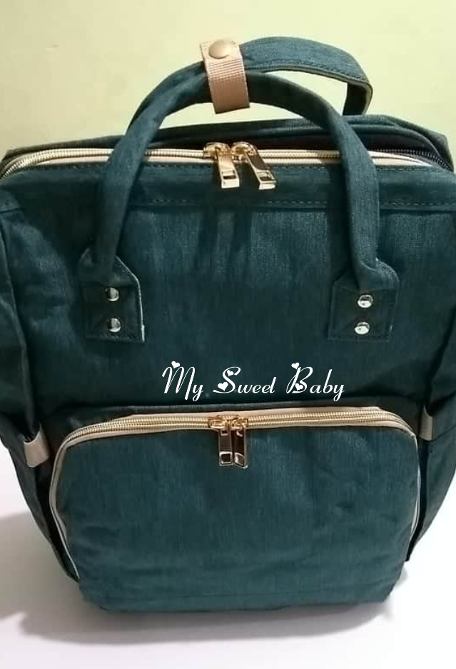 Baby Bed Backpack (Bulto de pañales cama plegable)