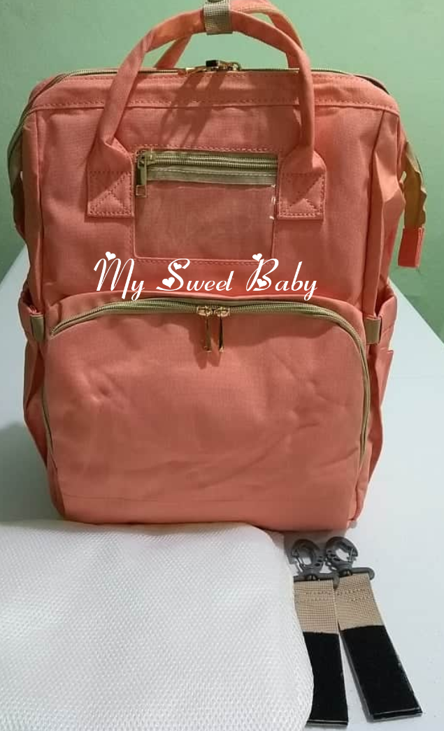 Baby Bed Backpack (Bulto de pañales cama plegable)