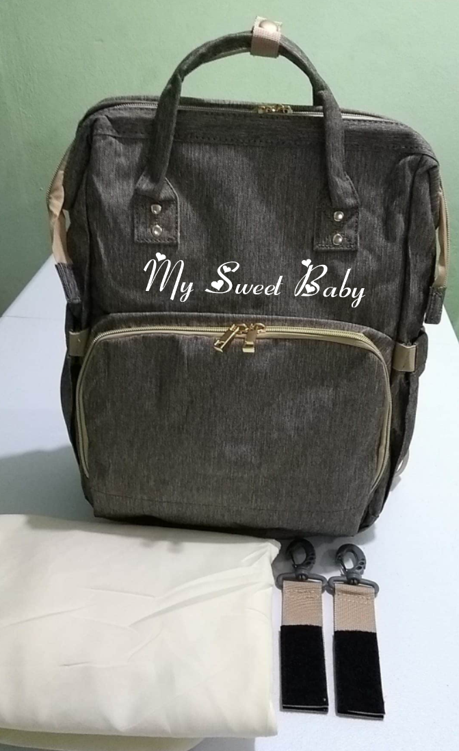 Baby Bed Backpack (Bulto de pañales cama plegable)